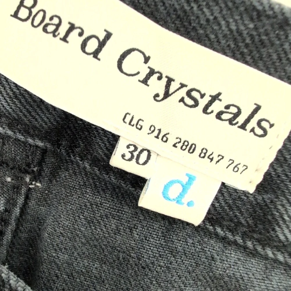 NWT Advisory Board‎ Crystals Abcd Jeans Faded Black Straight Leg Denim 30 Italy